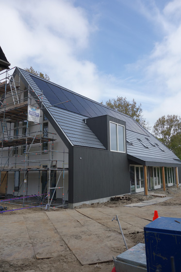 Afwerking van ons nieuwe onderkomen