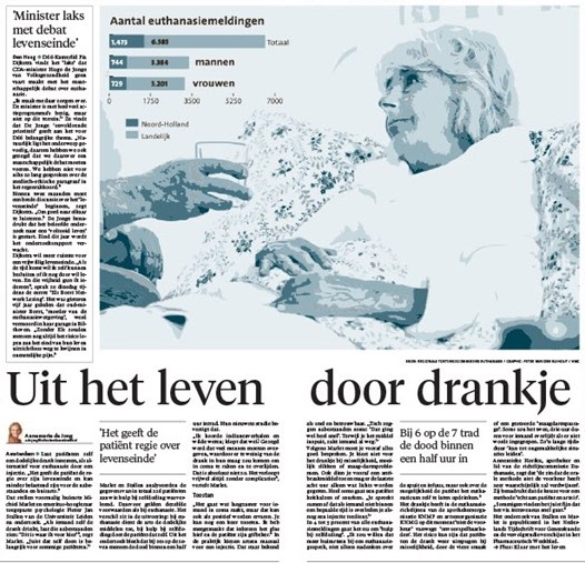 NHD artikel euthanasie Annemarie de Jong feb 2019