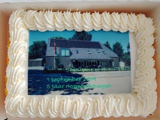 Taart 5 jaar hospice schagen 