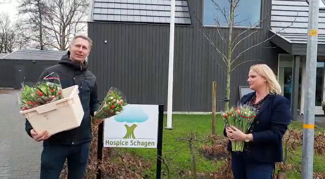 Tulpen voor de hospice